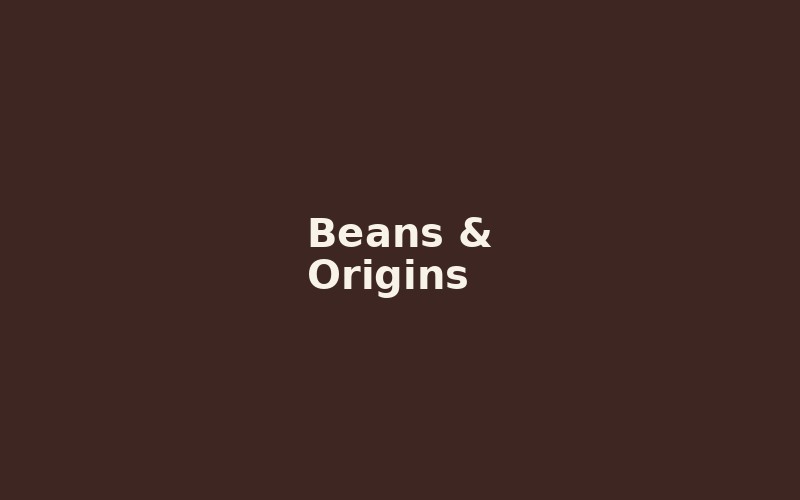 Coffee beans from different origins